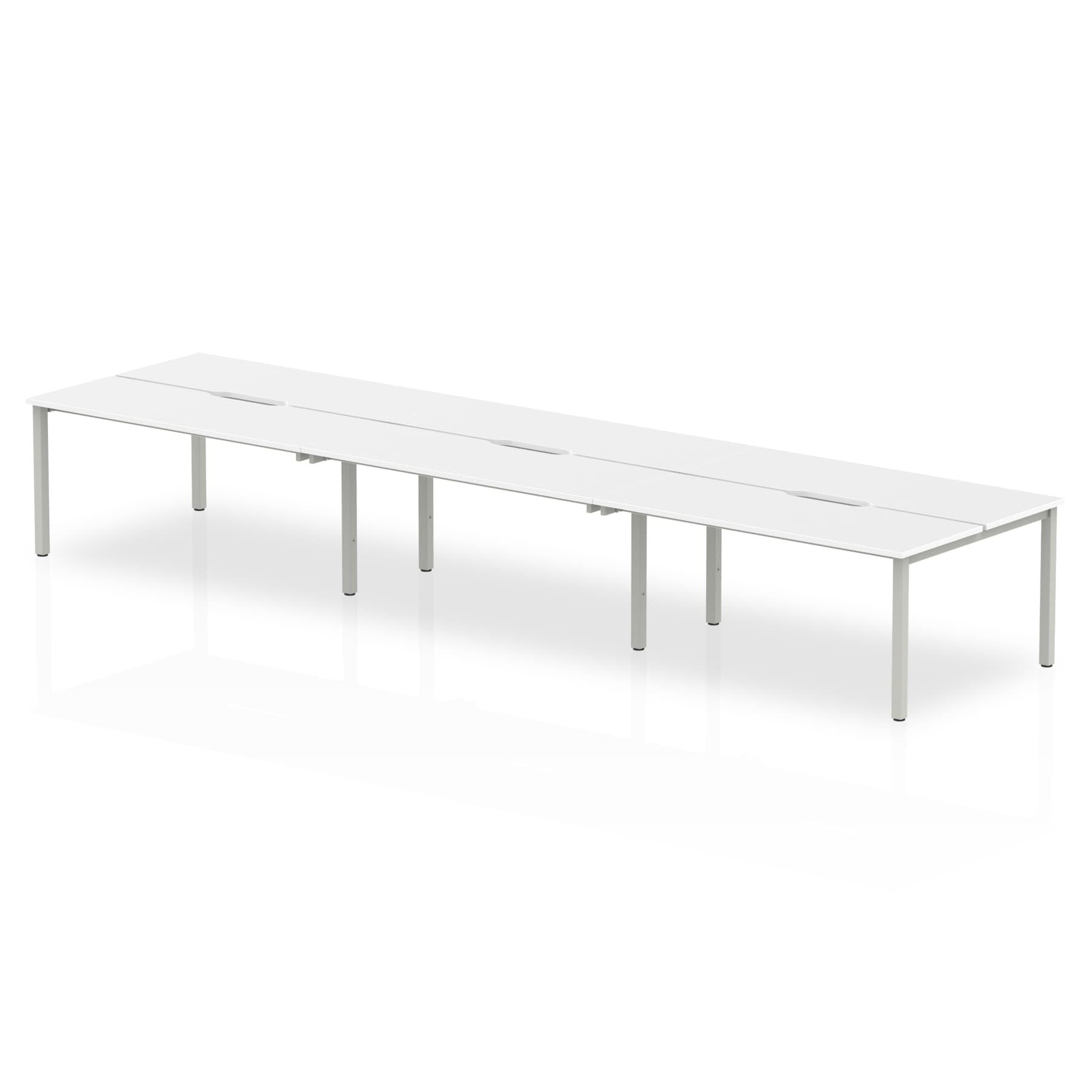 Evolve Plus B2B Bench Desk - 6 Person