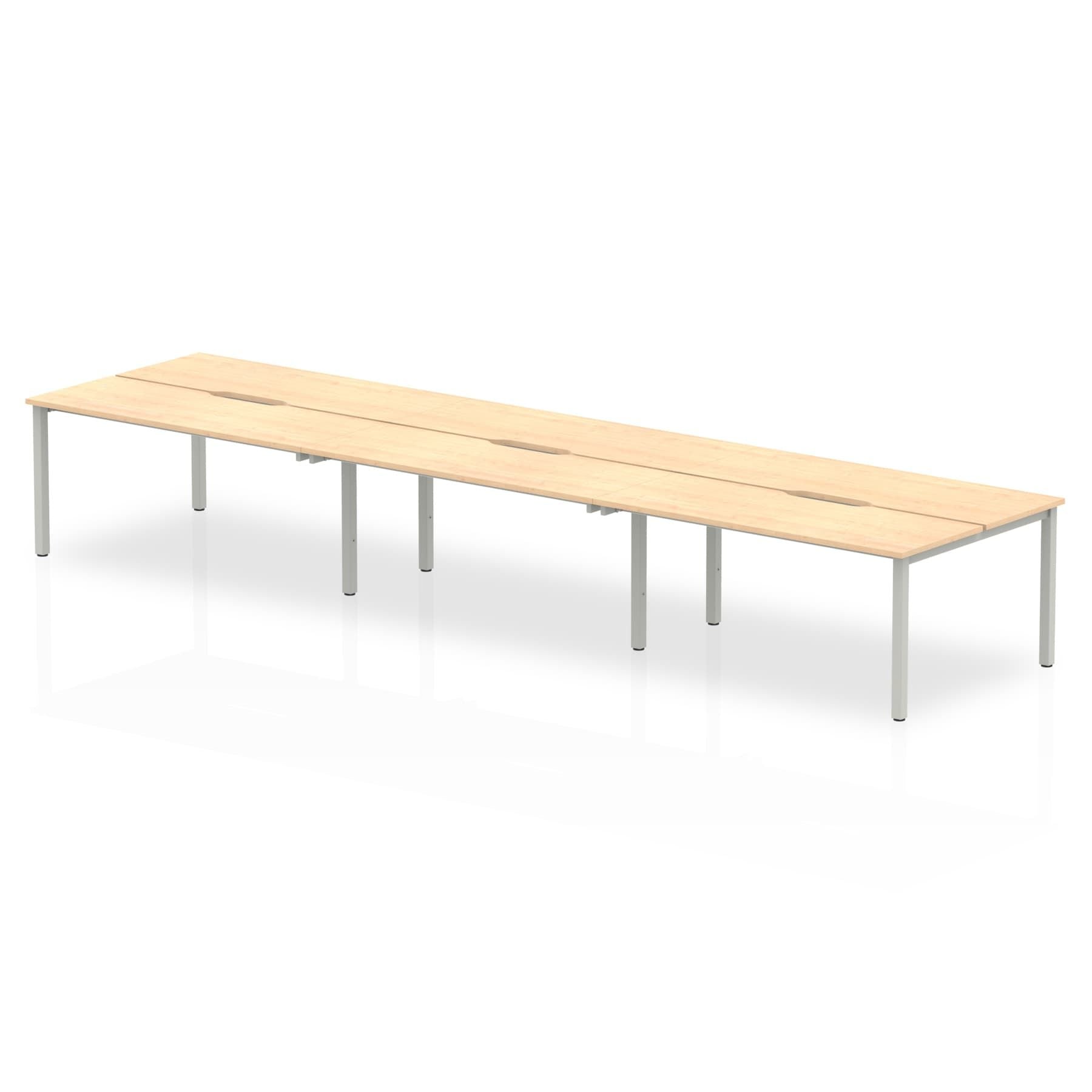 Evolve Plus B2B Bench Desk - 6 Person