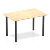 Impulse 1200mm Straight Table With Post Leg