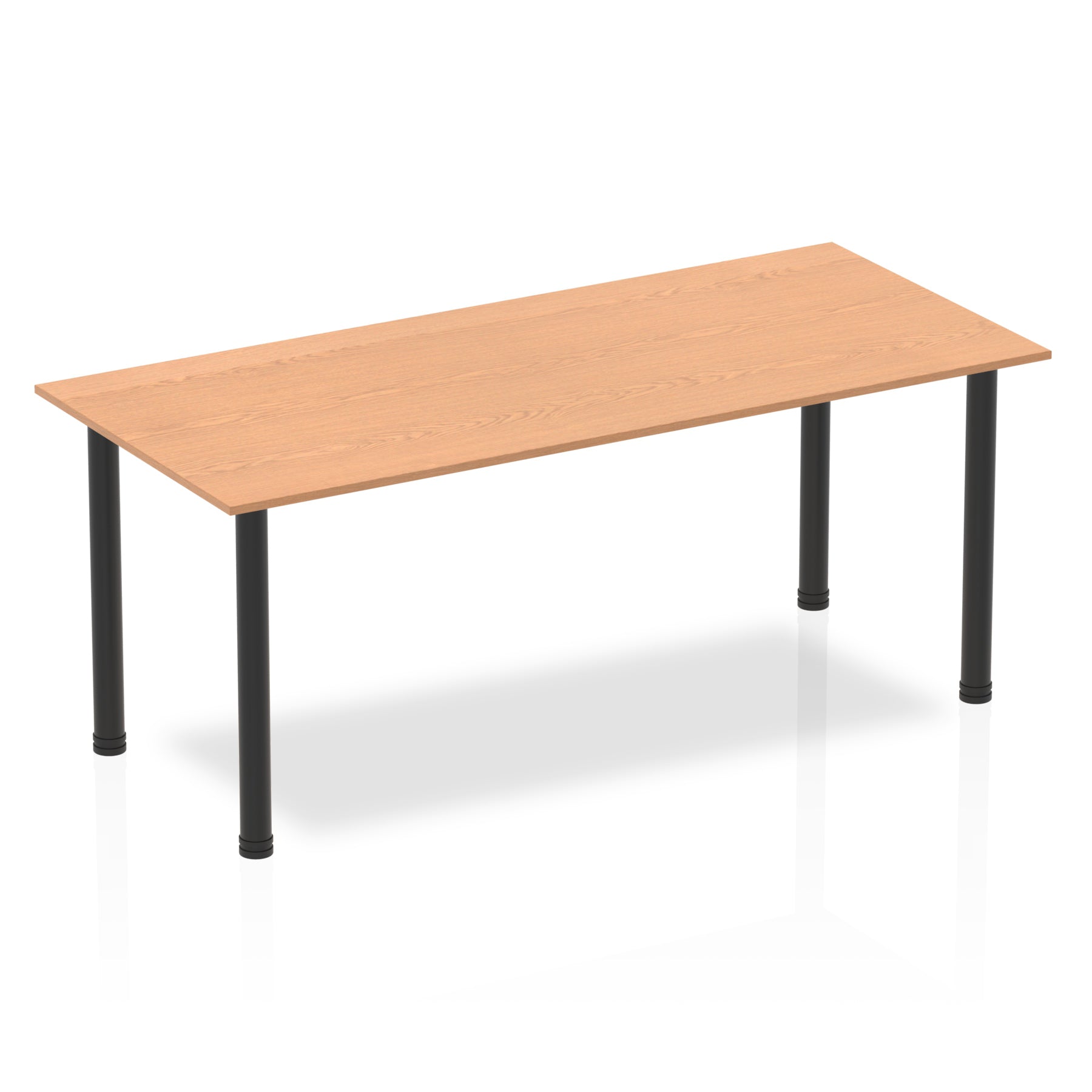 Impulse 1800mm Straight Table With Post Leg