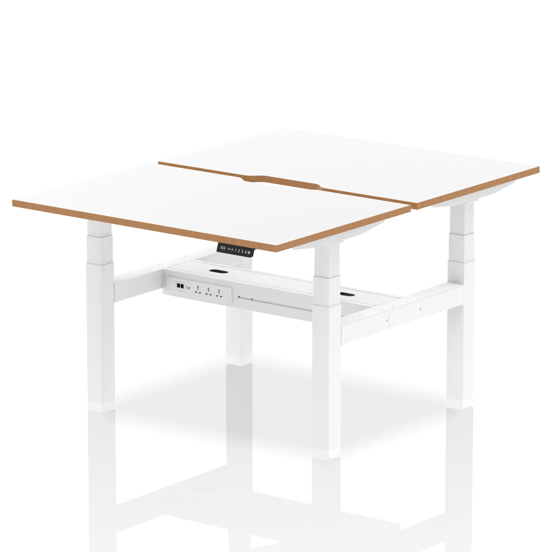 Oslo Air Back-to-Back Height Adjustable Bench Desk