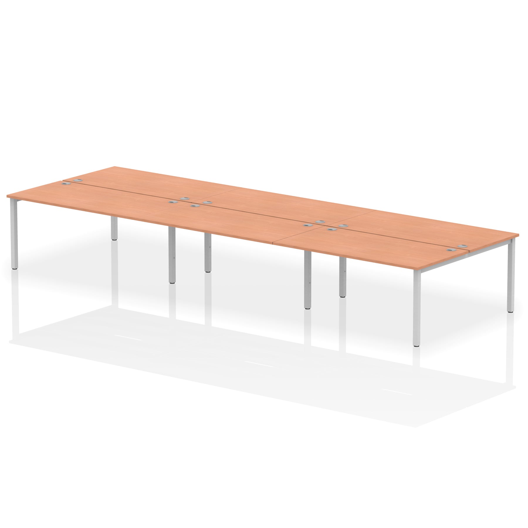 Impulse B2B Bench Desk - 6 Person