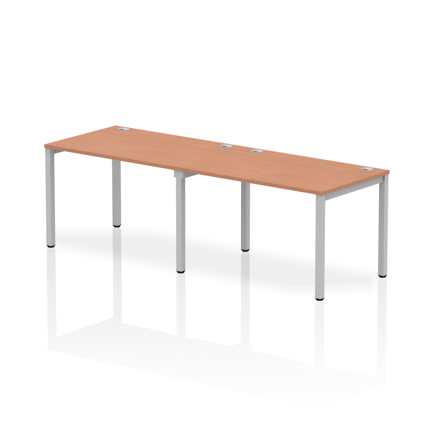 Impulse Single Row Bench Desk - 2 Person