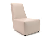 Pella 65cm Wide Chair in Cristina Marrone Ultima Faux Leather