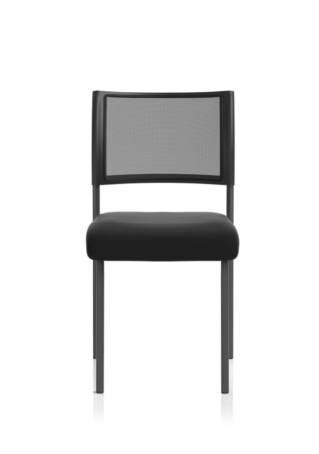 brunswick medium back stacking visitor office chair