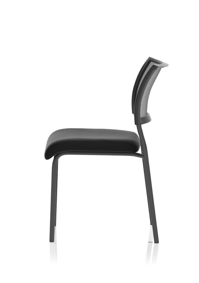 brunswick medium back stacking visitor office chair