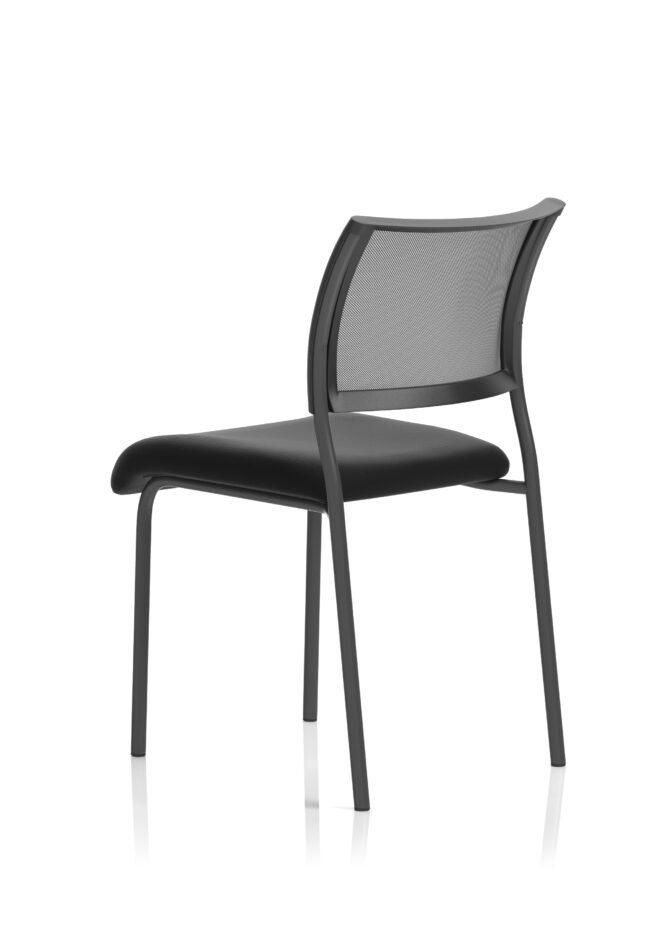 brunswick medium back stacking visitor office chair