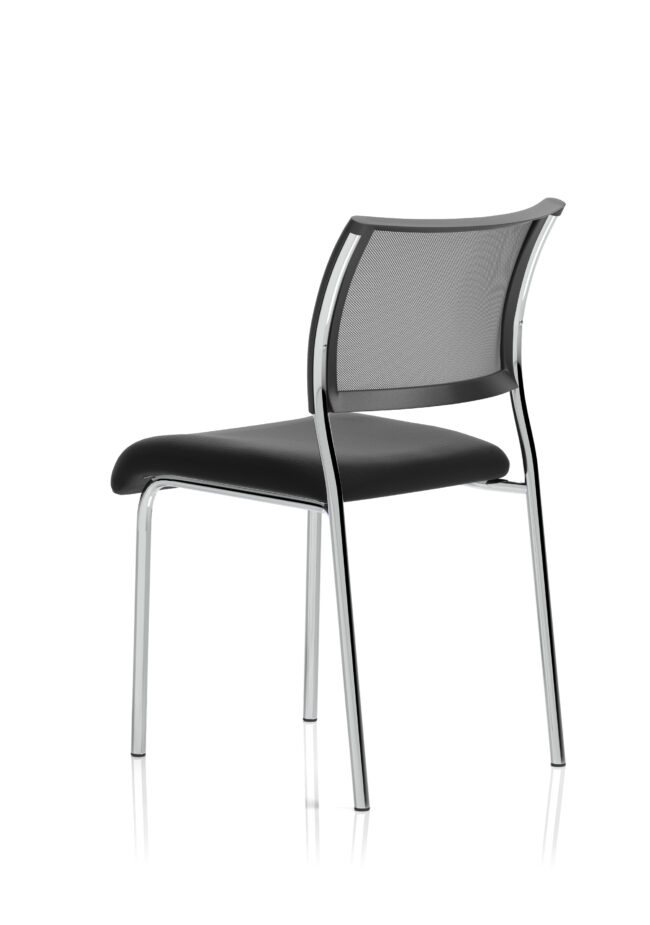 brunswick medium back stacking visitor office chair