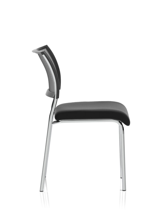 brunswick medium back stacking visitor office chair