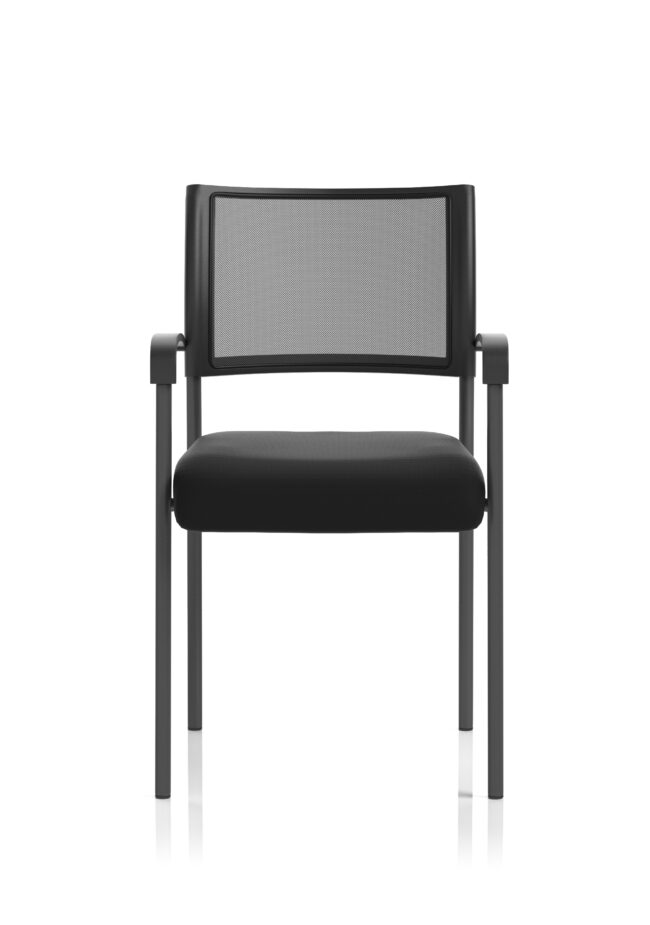 brunswick medium back stacking visitor office chair