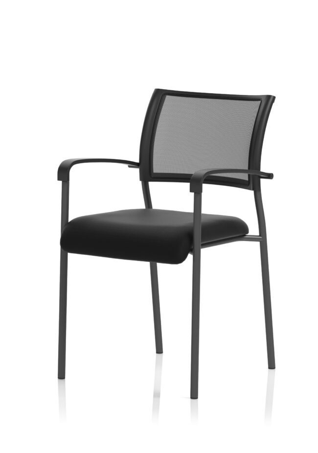 brunswick medium back stacking visitor office chair