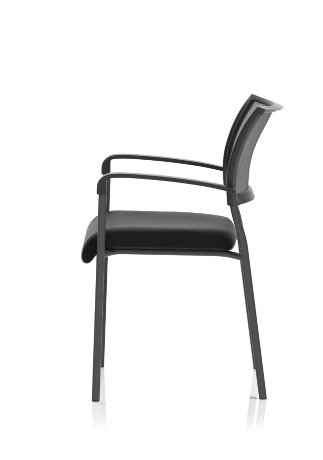 brunswick medium back stacking visitor office chair