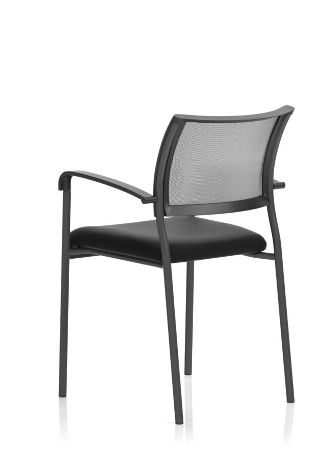 brunswick medium back stacking visitor office chair