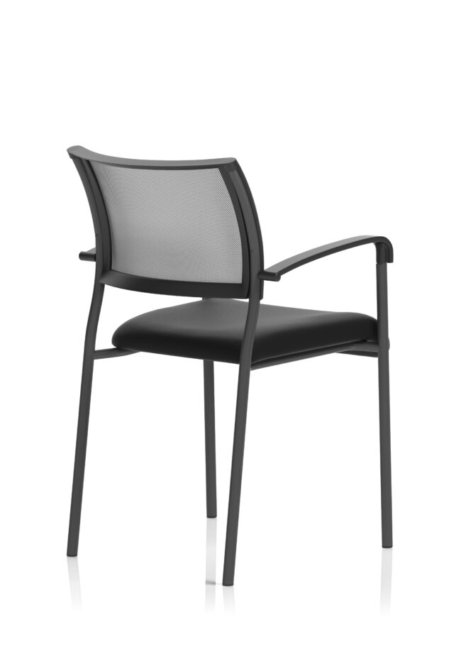 brunswick medium back stacking visitor office chair