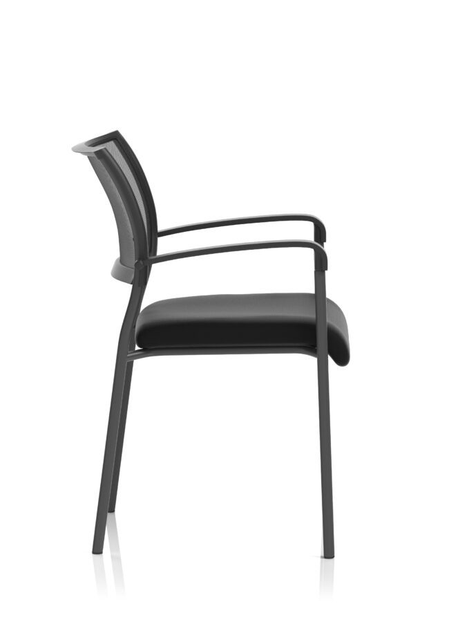 brunswick medium back stacking visitor office chair