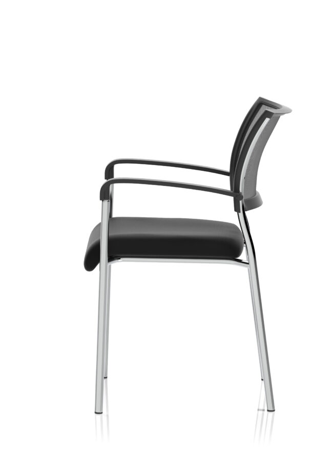 brunswick medium back stacking visitor office chair