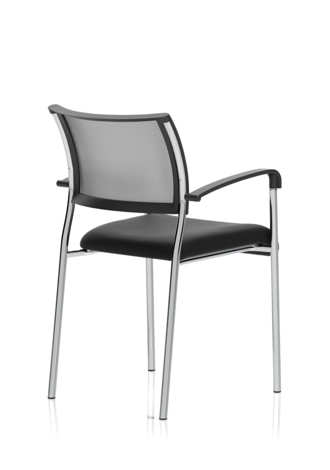 brunswick medium back stacking visitor office chair