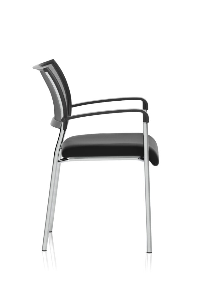 brunswick medium back stacking visitor office chair