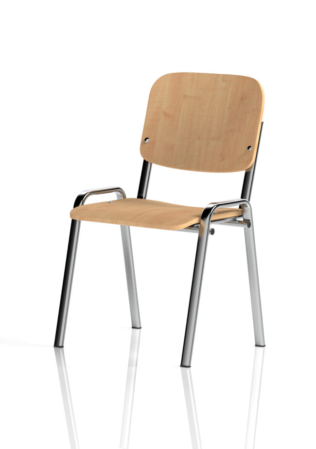 iso stacking visitor/conference chair