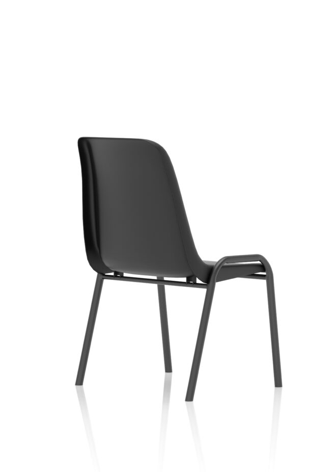 polly medium back stacking polypropylene visitor chair