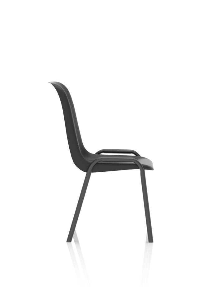 polly medium back stacking polypropylene visitor chair