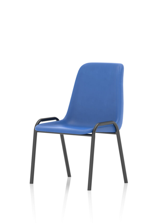polly medium back stacking polypropylene visitor chair