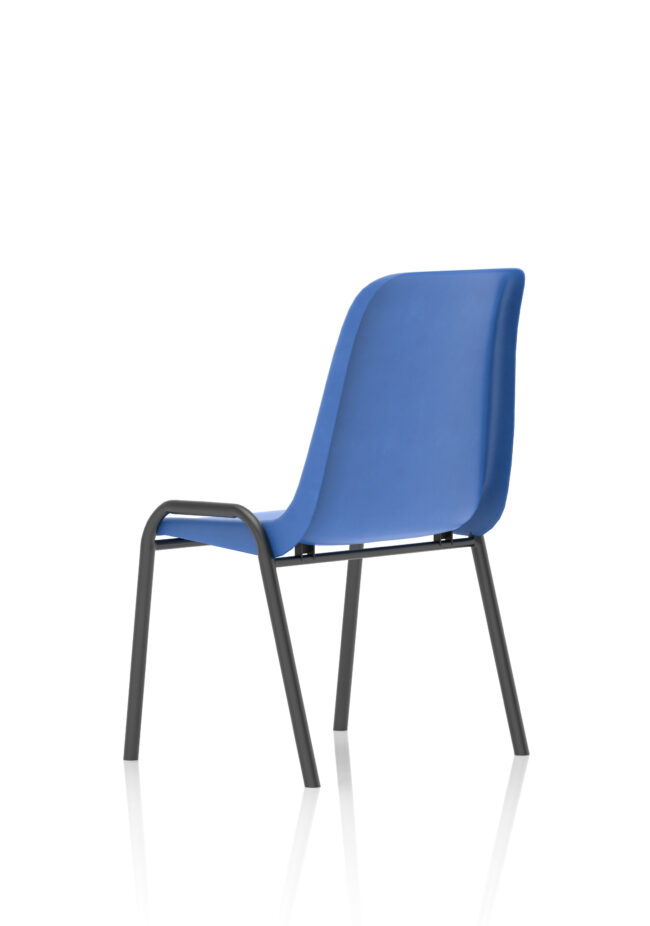 polly medium back stacking polypropylene visitor chair