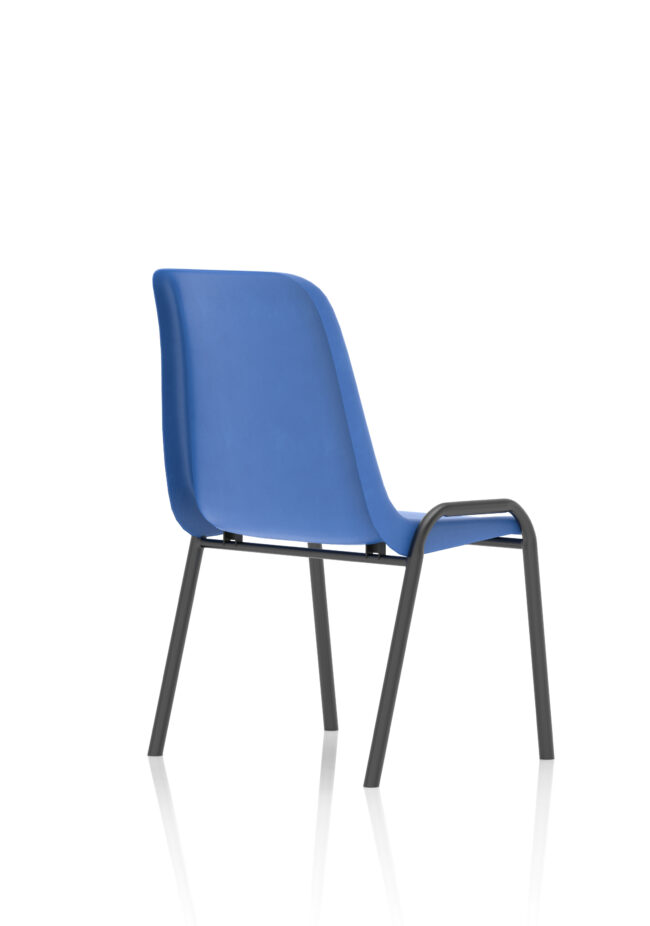 polly medium back stacking polypropylene visitor chair