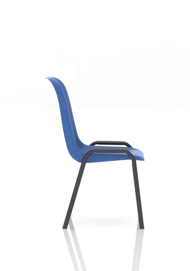 polly medium back stacking polypropylene visitor chair