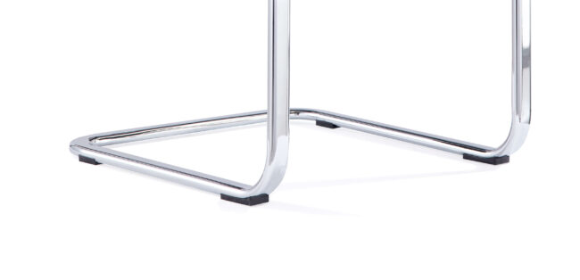 mien high back leather cantilever visitor office chair