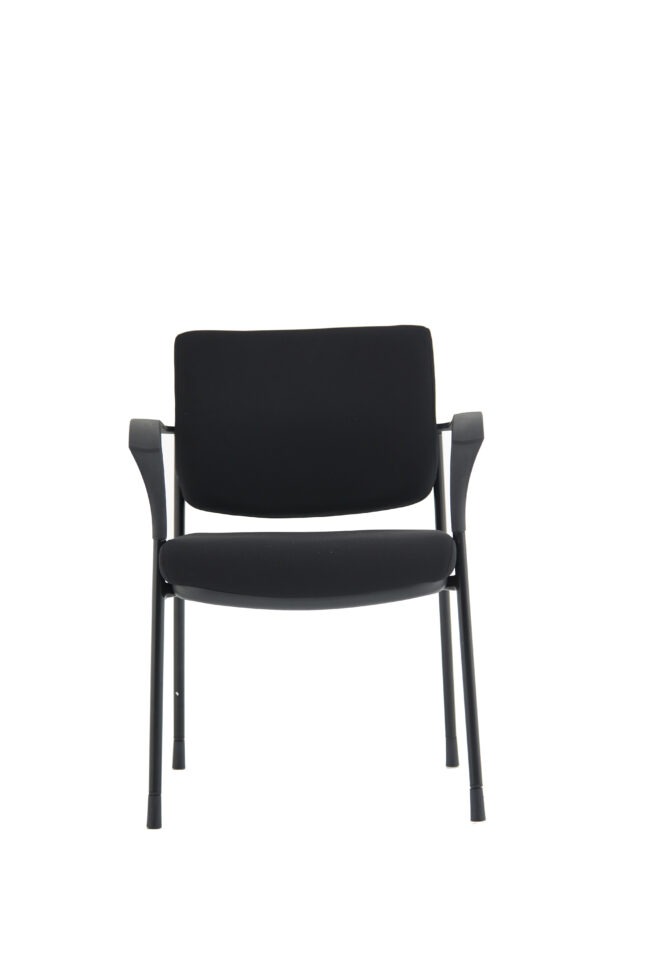 brunswick deluxe medium back stacking visitor office chair with arms