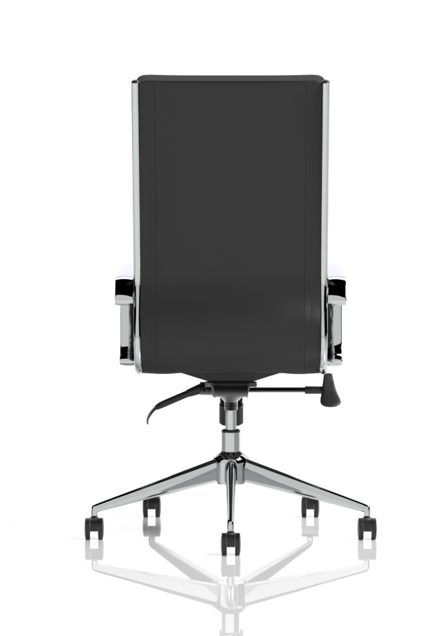 savoy high back executive black leather office chair with arms