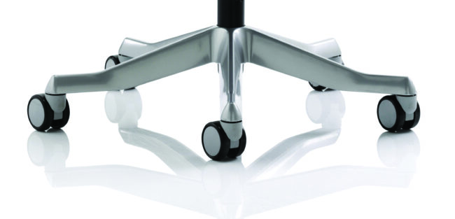 zure high back white shell executive office chair with arms