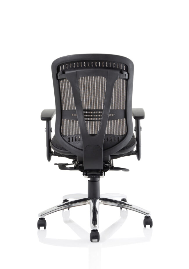 mirage ii mesh back task operator office chair with height adjustable arms