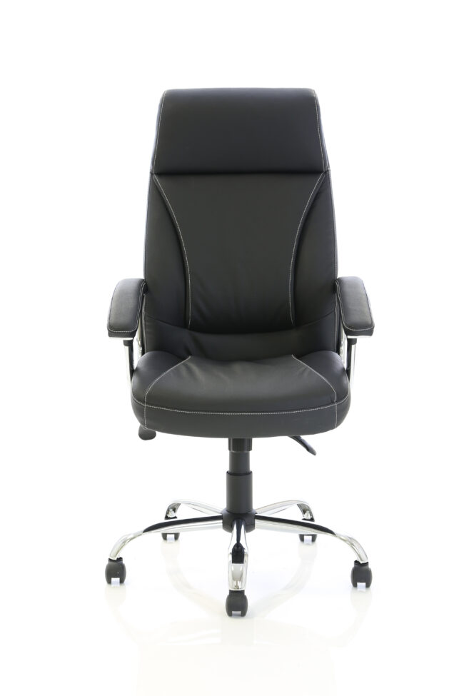 penza high back executive leather office chair with arms
