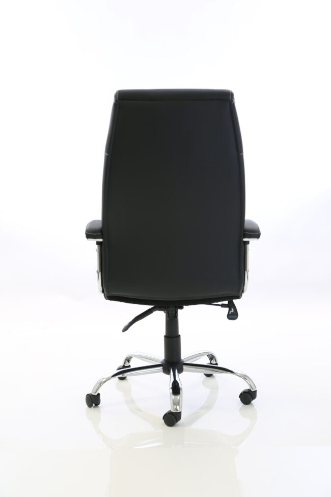 penza high back executive leather office chair with arms
