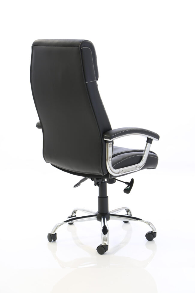 penza high back executive leather office chair with arms