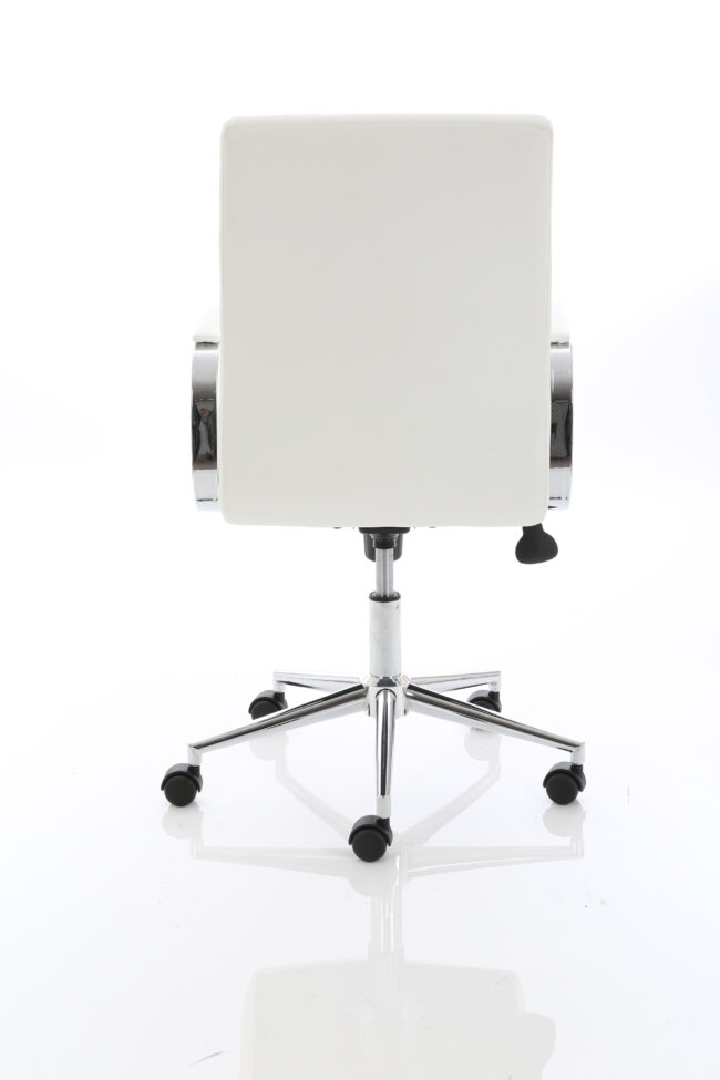 ezra medium back leather executive office chair with arms