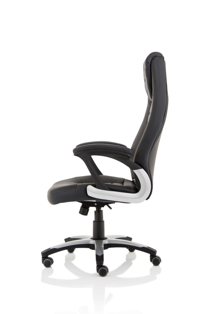 metropolis high back black leather executive office chair