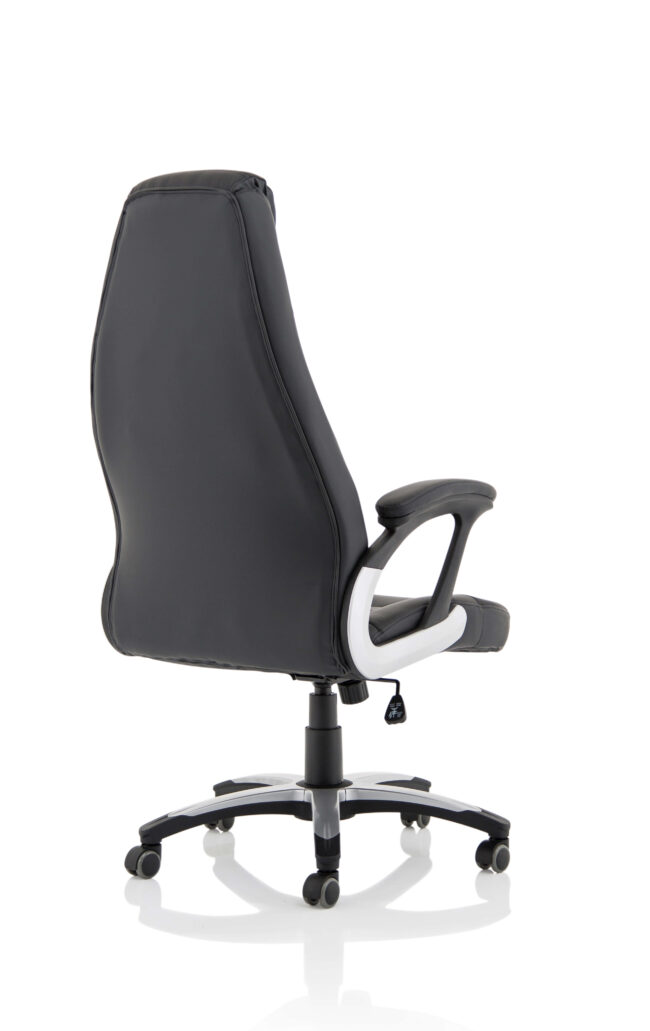 metropolis high back black leather executive office chair