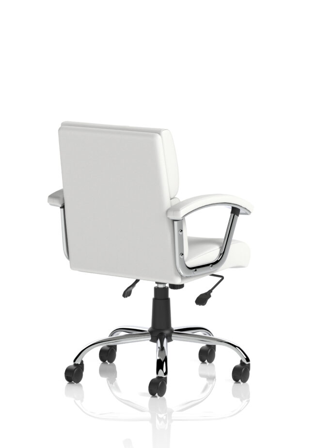 desire medium back leather executive office chair with arms