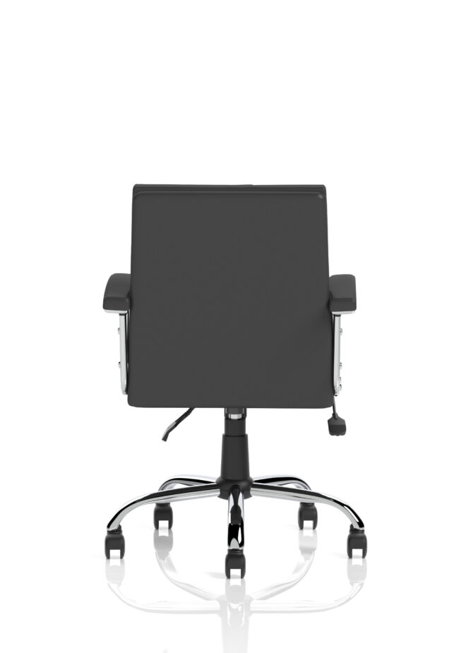 desire medium back leather executive office chair with arms