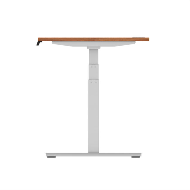 air height adjustable desk with cable ports
