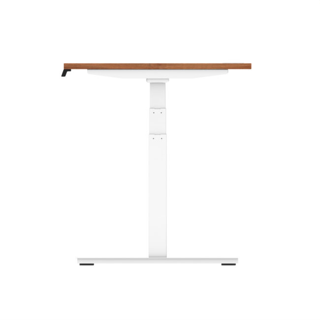 air height adjustable desk with cable ports