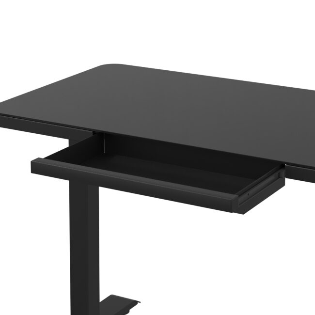 black ice height adjustable desk