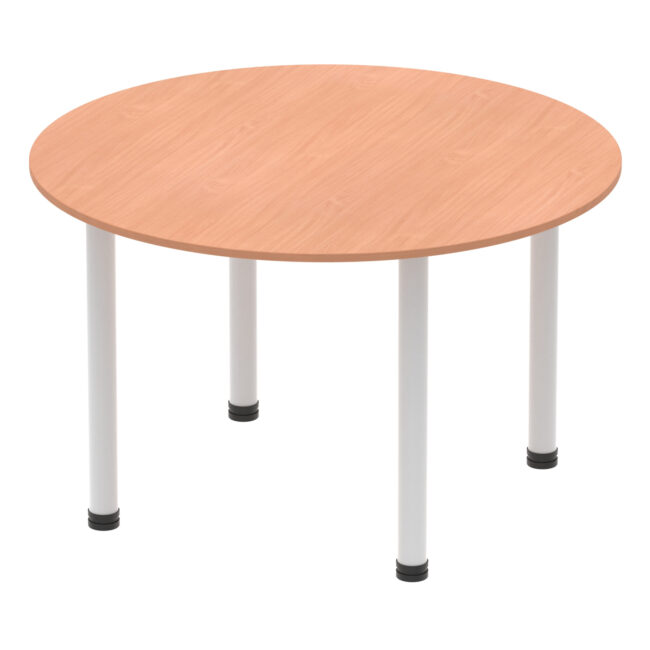 impulse round table with post leg