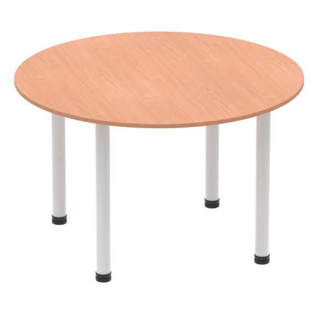 impulse round table with post leg