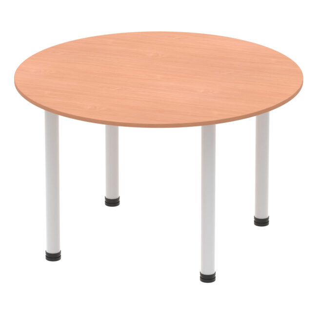 impulse round table with post leg