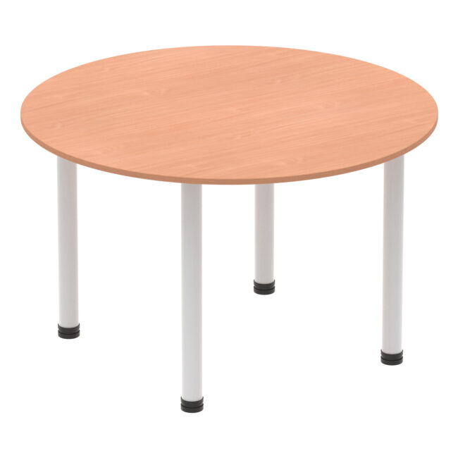 impulse round table with post leg