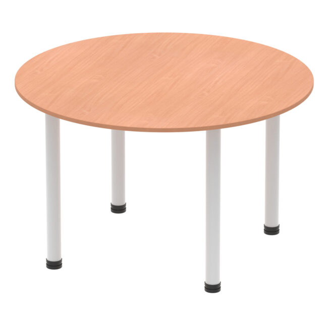 impulse round table with post leg